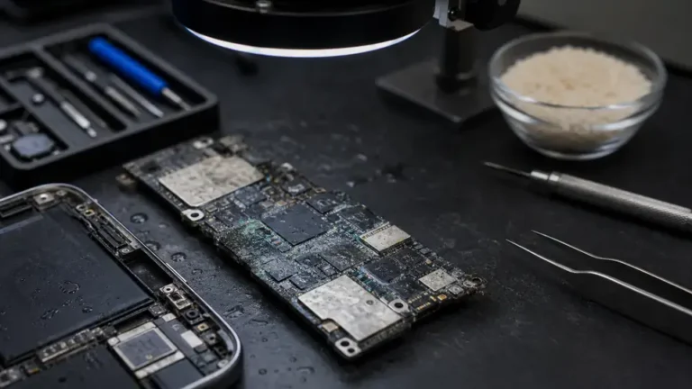 Article image for: Does Rice Save a Wet Phone? What a Repair Lab Sees
