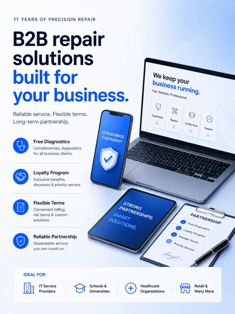 B2B electronics repair solutions